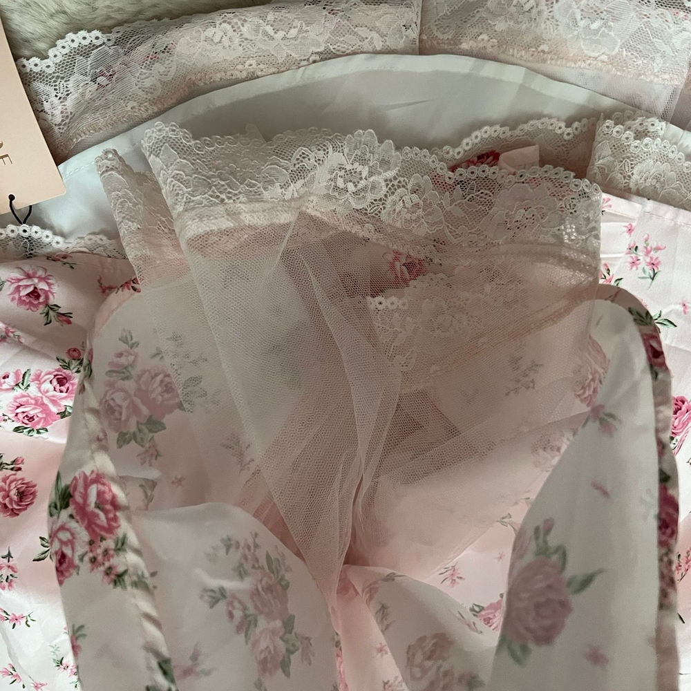 SHEIN Pink Floral Ruffle Dress - Picture 4 of 6